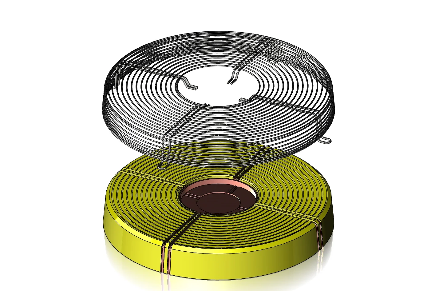 Puntlasmachine met lasmal voor een ventilatorrooster